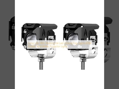 দীর্ঘ জীবন YAYE মোটরসাইকেল নেতৃত্বাধীন ড্রাইভিং কুয়াশা লাইট 60W অ্যাম্বার এবং হোয়াইট প্রজেক্টর লাইট