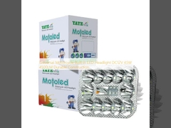 ইউনিভার্সাল মোটরসাইকেল অন্তর্নির্মিত LED হেডলাইট DC12V 45W 4500LM টেকসই নির্মাণ