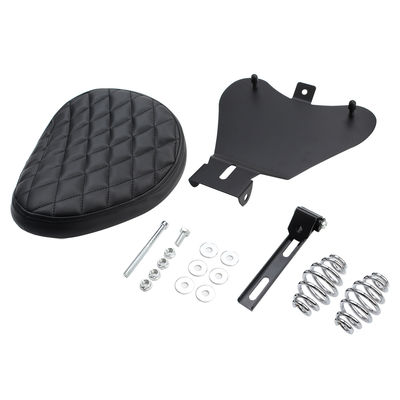 Retro Spring Leather Seat Bag for Motorcycle Thickened Motorcycle Seat Bag Single Leather Seat Bag Set Suitable for Harley