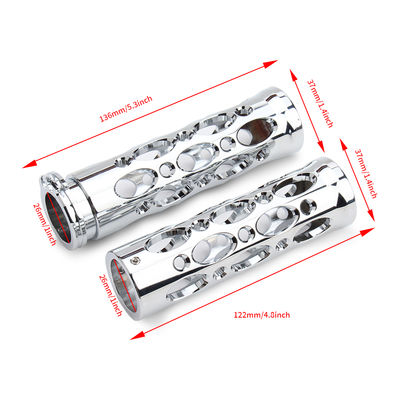 High Quality CNC Metal Hand Grips for Harley Motorcycles Aluminum Alloy Handle Sleeve Tip 25mm Handlebar Grips