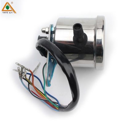 New Retro Modified 12v Three Light Two Mileage LED Digital Instrument Display Waterproof Motorcycle Speedometer