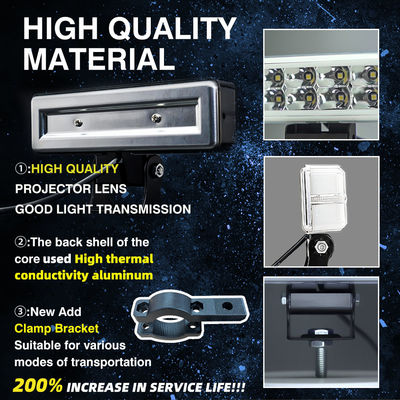 YAYE Vehicle LED Work Light Bar Car Motorcycle Offroad Truck UTV ATV Projector Lens 100V 20W Universal White Red Blue Pink 6500k