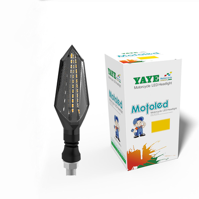 6500k হালকা তাপমাত্রা YAYE ABS পিসি ওয়াটার ল্যাম্প DC12V মোটরসাইকেল LED টার্ন সিগন্যাল ইন্ডিকেটর লাইট