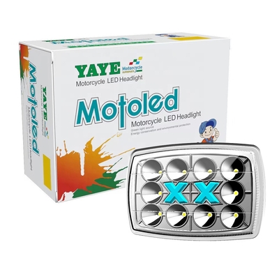 YAYE CD70 12V মোটরসাইকেল LED হেডলাইট DRL সহ উচ্চ লো বিম